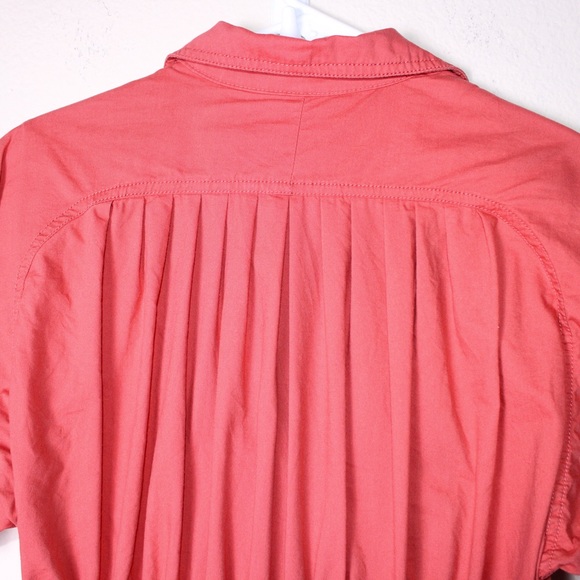 Holding Horses Anthropologie Sz 4 Salmon Utility Romper Jumpsuit Shorts Safari - Picture 7 of 15